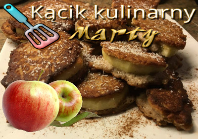 jabłka w kokosowej panierce