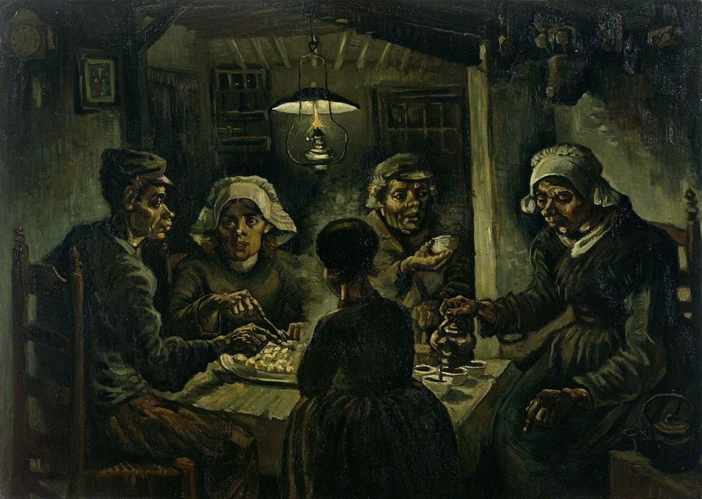 Niezbędne w holenderskiej kuchni (1): Boerenkool, czyli... jarmuż 10 1280px Van willem vincent gogh die kartoffelesser 03850