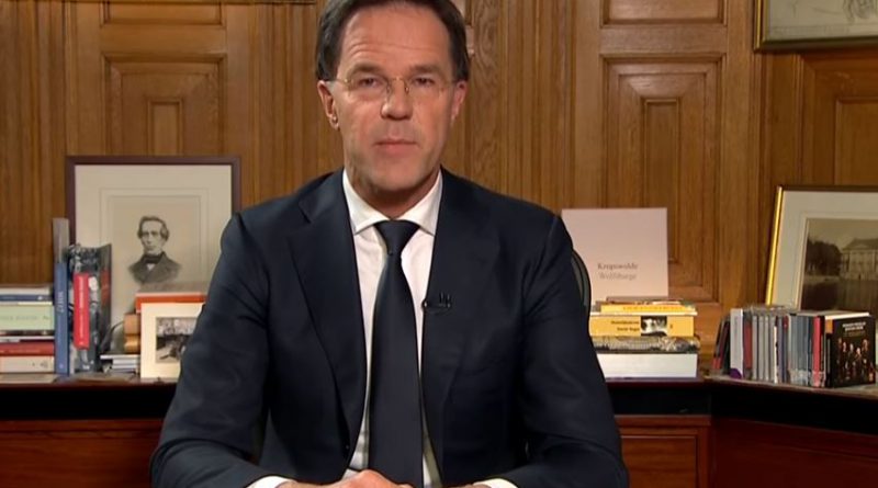 premier Rutte Holandia koronawirus 2020