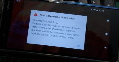 NL-Alert Holandia koronawirus 2020