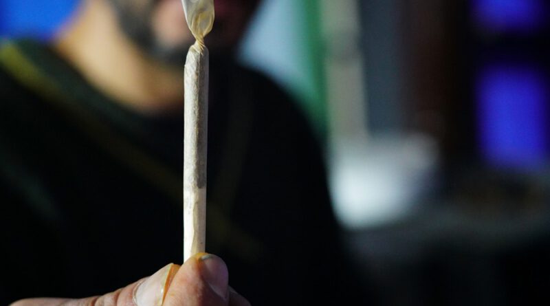 Holandia Amsterdam marihuana joint