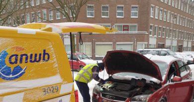Holandia ANWB zima auto pomoc drogowa luty 2021