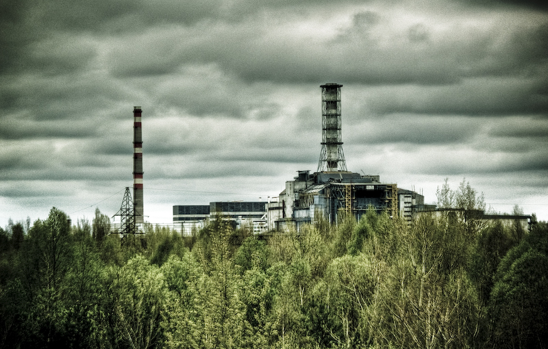 The dangerous view Pripyat Chernobyl