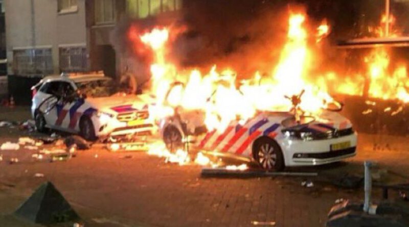 Holandia Rotterdam zamieszki