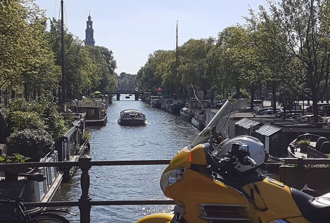 Holandia Prinsengracht kanał Amsterdam