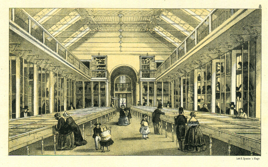 Od 10 maja Holandia ma nowe, niesamowite muzeum! 11 07 Prent E. Spanier naar H.W. Last aanzicht Hoofdgebouw interieur ca. 1861