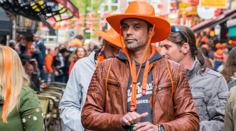 Holandia Dzień Króla 2023 Alphen a/d Rijn Koningsdag