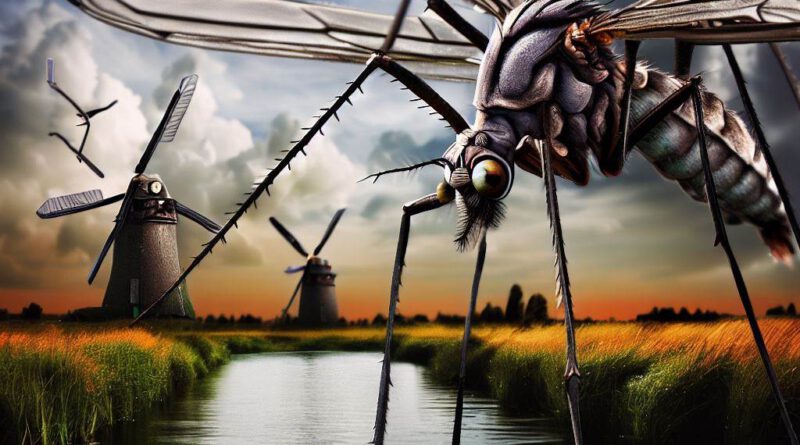 Holandia komary plaga maj 2023
