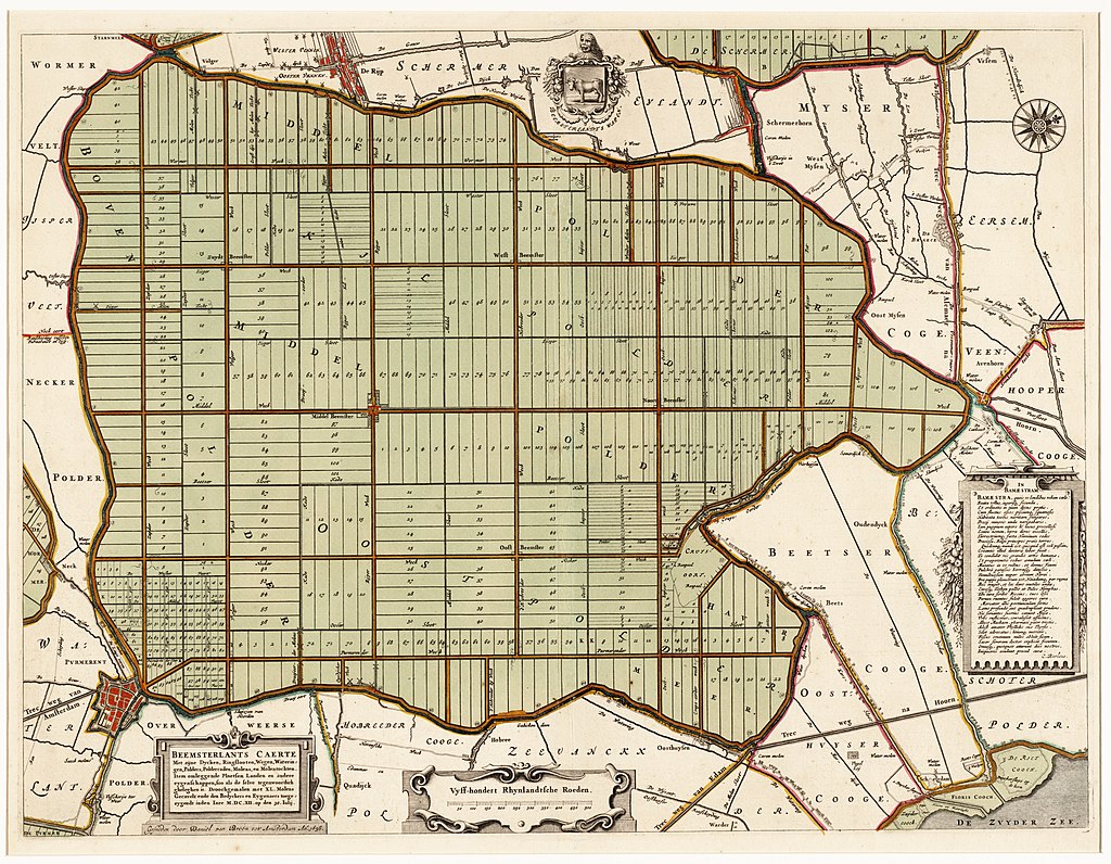 A Beemsterlants Caerte Daniel van Breen 1658