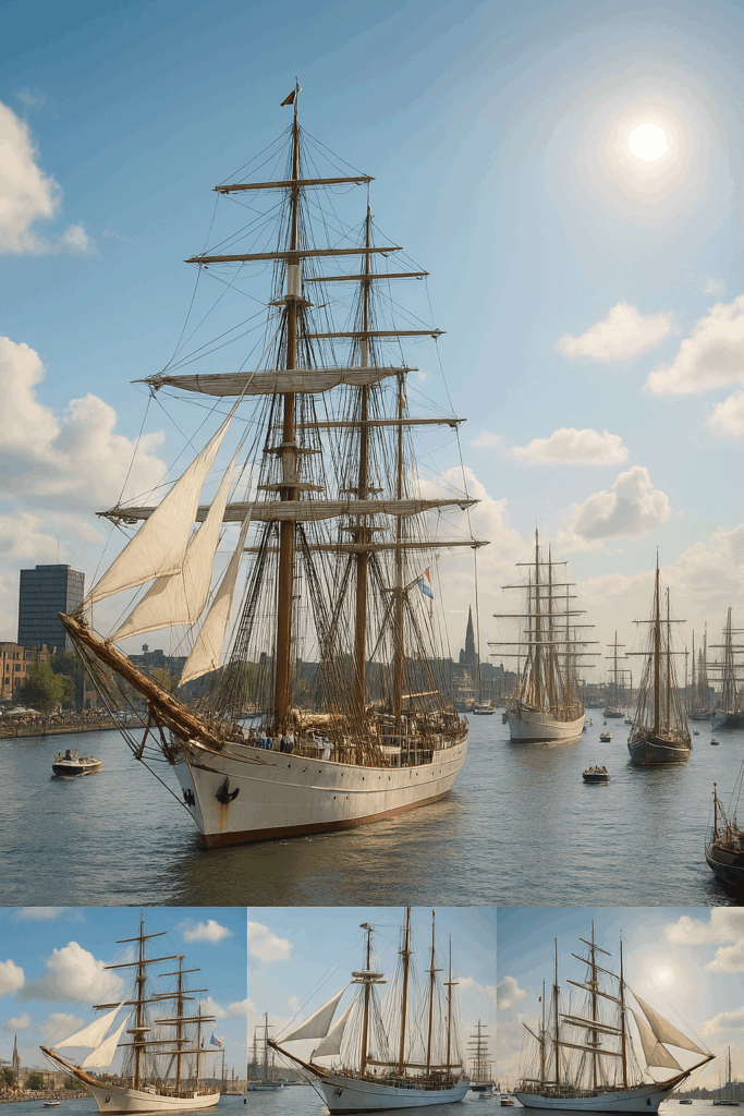 A high resolution photograph captures a maritime s