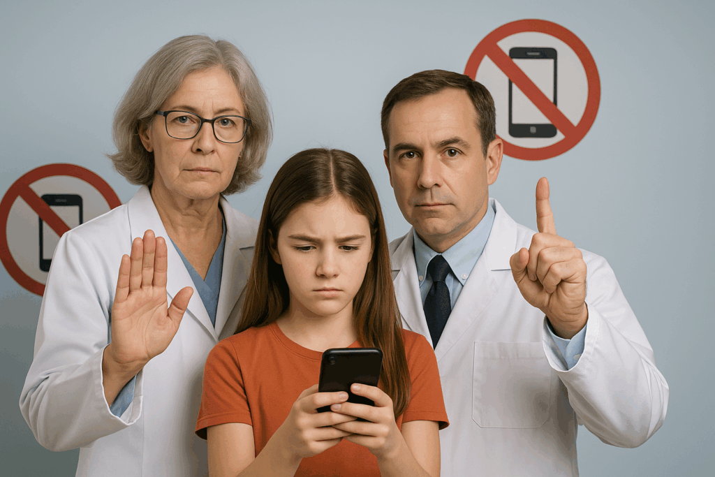 A high resolution photograph features two medical