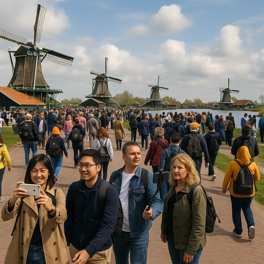 A high resolution photograph captures Zaanse Schan