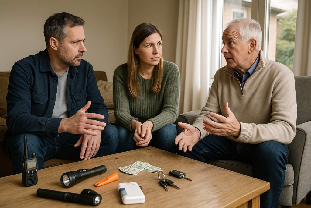 A high resolution photograph captures three adults