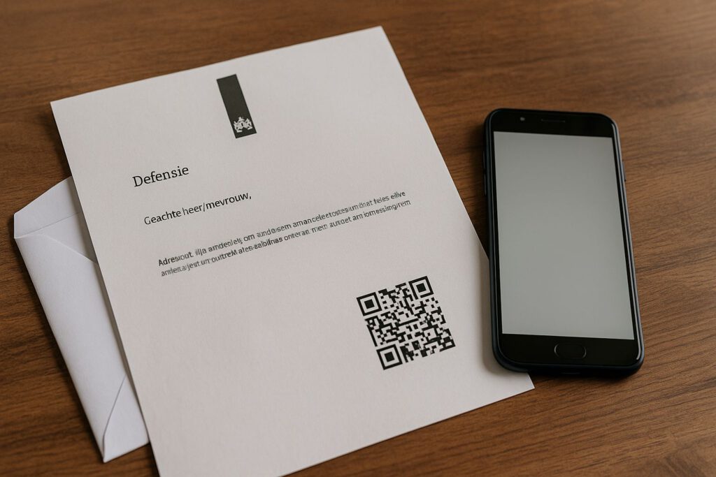 A photograph captures a military service enlistmen